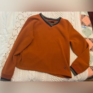 Cozy Vintage Fleece Pullover Sweater